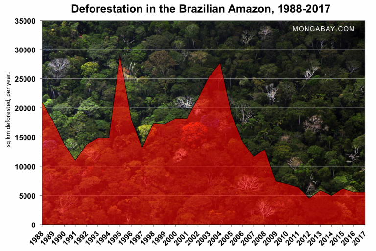 Deforestation in the Brazilian Amazon, 1988-2017