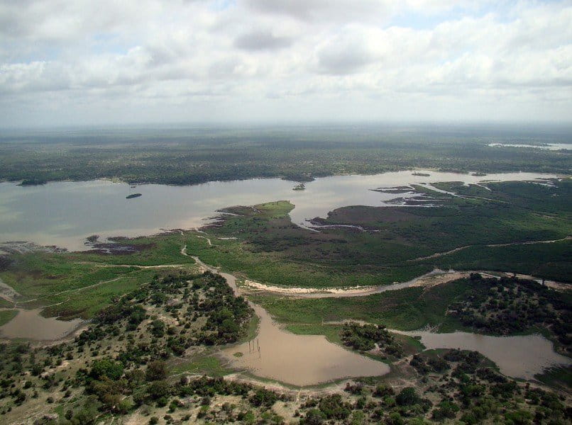 Mining concessions, such as those for uranium mining, have resulted in downsizing of Selous game reserve in Tanzania. Photo from Wikimedia commons.