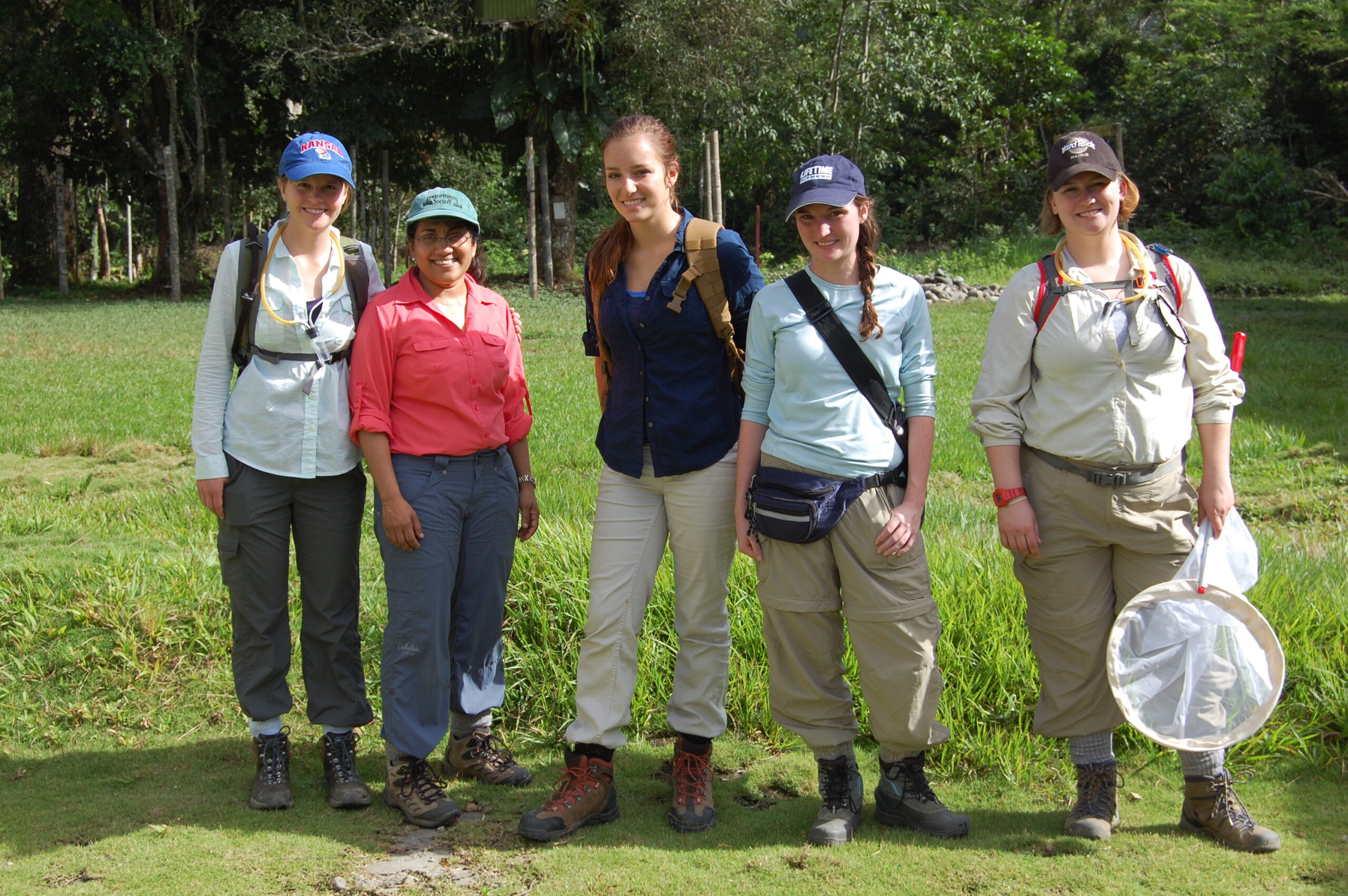 Chaboo with University of Kansas students ready for field work, ACA's Villa Carmen Biological Station. Photo by Caroline Chaboo.