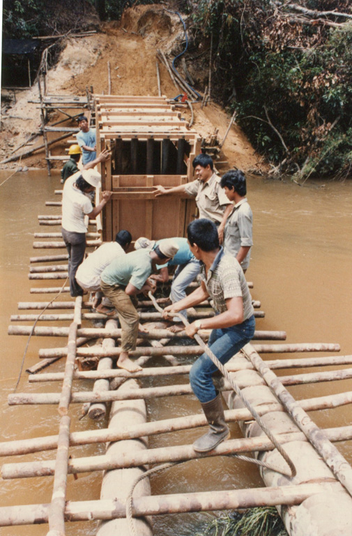 Photos, never published, of the first Sumatran rhino project in 1984. Photo courtesy of Francesco Nardelli