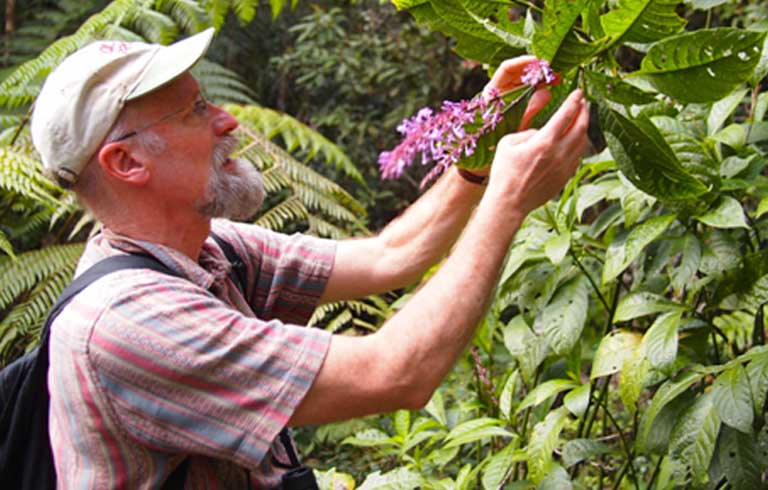 Don Waller in the field. Photo courtesy of Don Waller