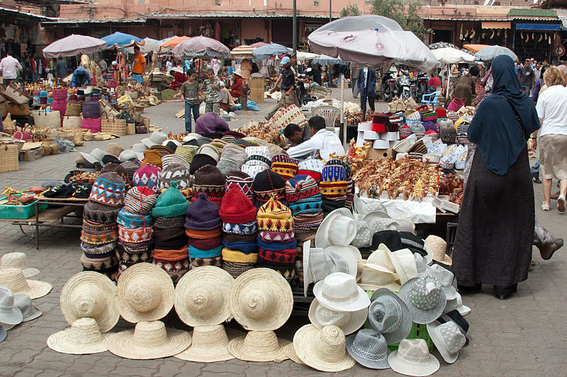 An open-air market in Marrakesh, Morocco. The city is hosting November’s COP22 Climate Conference, and decisions made there could shape its future. If the rising heat brought by global warming isn’t abated, then parts of North Africa could become inhabitable by mid-century, according to a 2016 study. Feliciano Guimarães licensed under the Creative Commons Attribution 2.0 Generic license