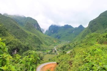 A small village nestled in the Ha Giang province in Vietnam near the border with China. Photo by Michael Tatarski for Mongabay.