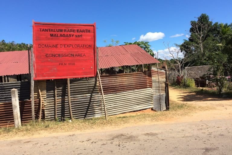 An entrance to the TREM concession on the Ampasindava peninsula. Photo by Edward Carver for Mongabay.