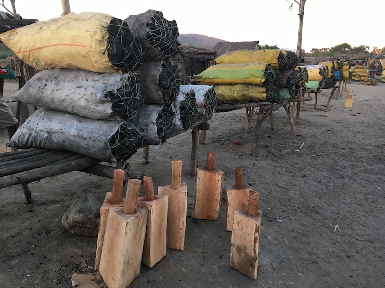 A roadside market in Ranomainty, just outside Ankodida New Protected Area. Photo by Rowan Moore Gerety for Mongabay.