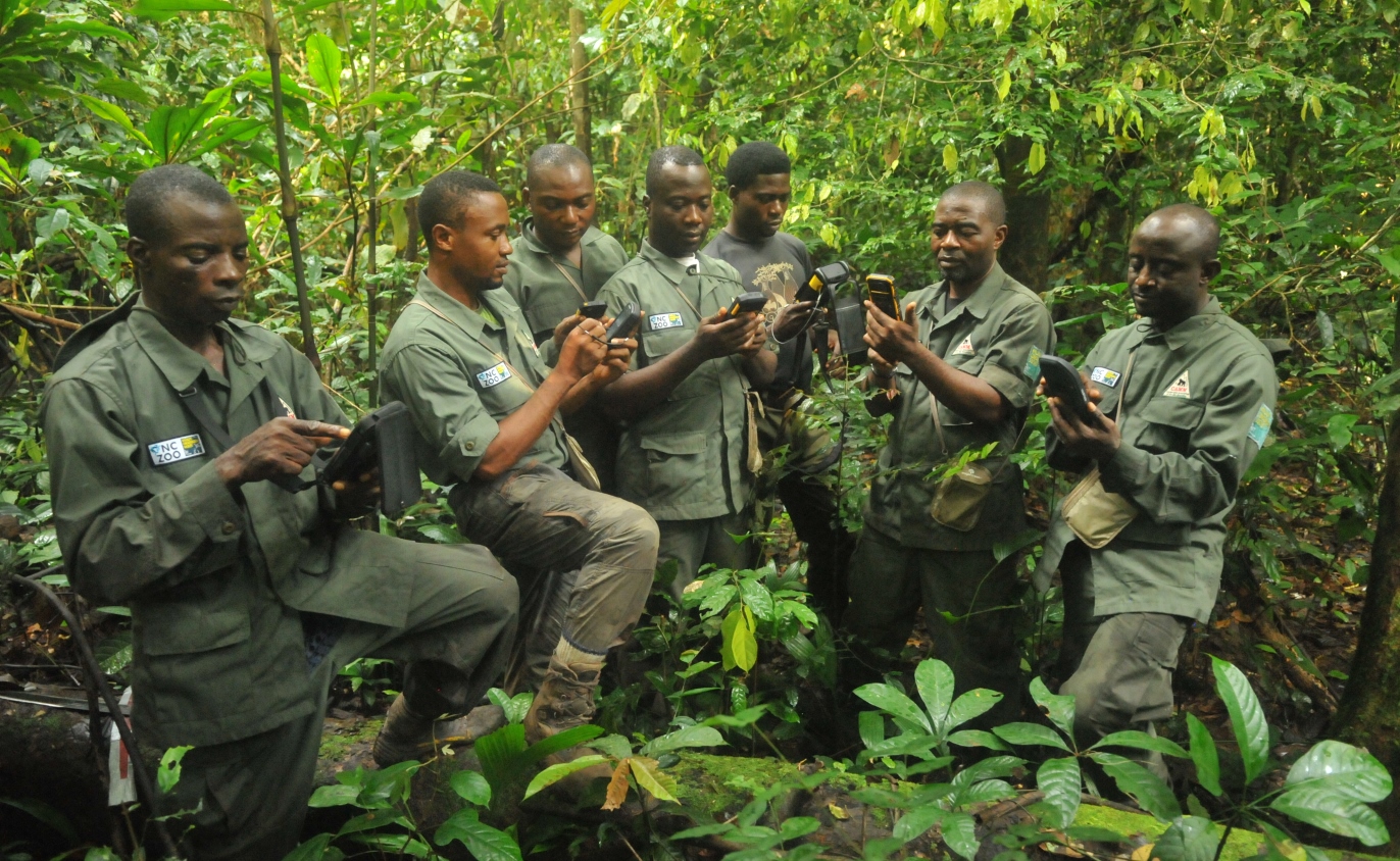 Rangers in Nigeria train on use of SMART. 