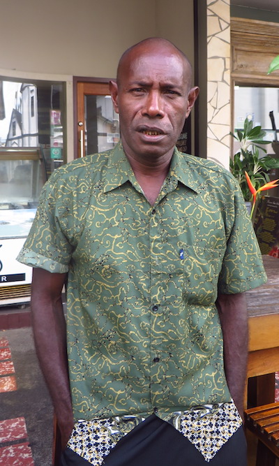 John Aini. Image by Basten Gokken/ Mongabay.