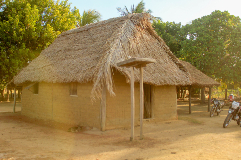 A traditional Amerindian home in Guyana in 2018. Photo by Ereika DeAndrade.