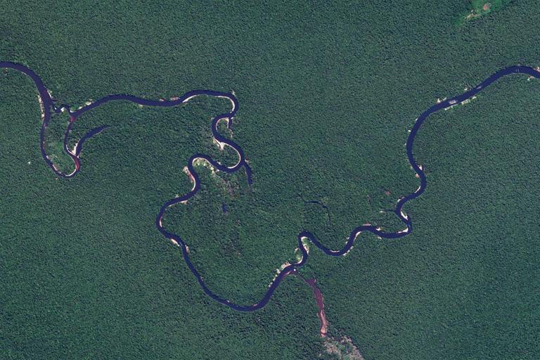 Satellite imagery of the Congo. Photo by Rhett A. Butler/Mongbay.