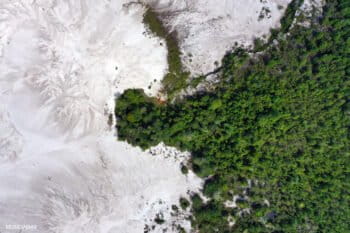 Gold and sand mining near Mandor, West Kalimantan, Indonesian Borneo. Photo by Rhett A. Butler.