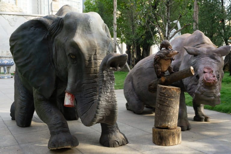 Part of anti-trafficking campaign in Ho Chi Minh City, Vietnam. Photo by Michael Tatarski for Mongabay.