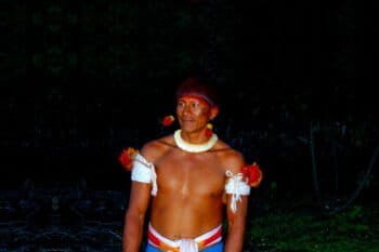 Waura man in Brazil. Photo by Sue Wren.