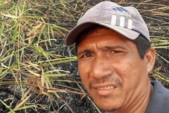Zezico Rodrigues Guajarara, a teacher from the Arariboia indigenous reserve in Maranhão state, was found shot dead on March 31. He is the fifth Guajarara leader to be killed since November 2019. Image reproduced from his Facebook profile. 