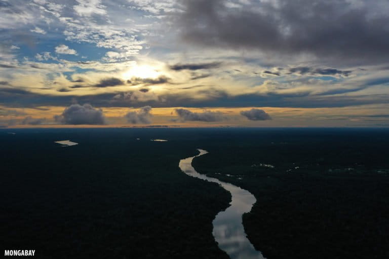 Sunset over the Amazon rainforest. Photo by Rhett A. Butler for Mongabay.