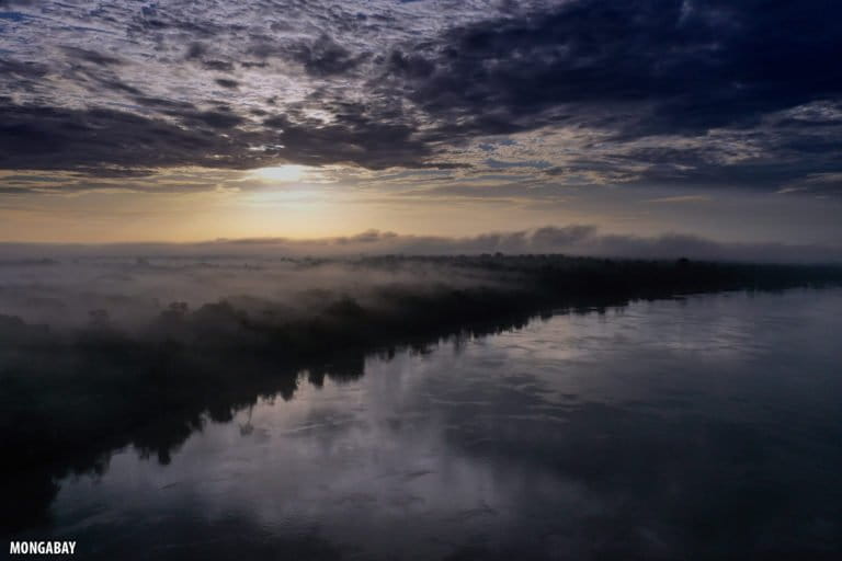 Sunrise over the Amazon rainforest. Photo by Rhett A. Butler for Mongabay.