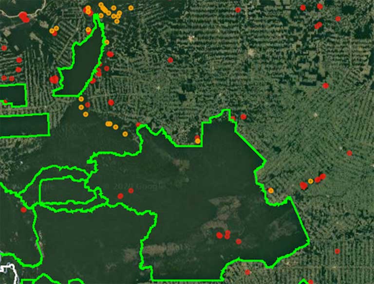 2020 fires endangering uncontacted  Indigenous groups