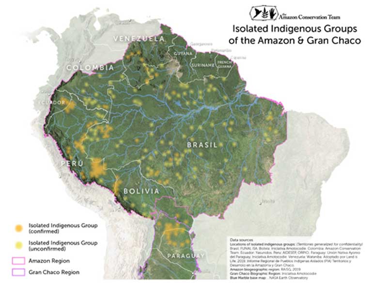 2020 fires endangering uncontacted  Indigenous groups