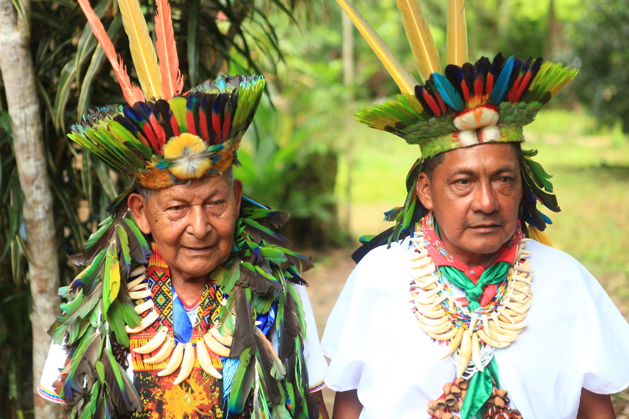 Indigenous Colombians Mount A Spiritual Defense Of The Amazon   Spiritual Leaders Like Elder Taita Paolino Mojomboy On Left Keep Both Individual And The Community Healthy By Presiding Over Yage Cermonies 