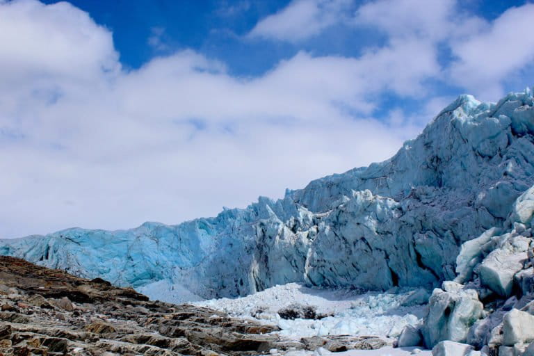 All around the Greenland Ice Sheet, glaciers retreat is accelerating. Image courtesy of Michalea King.