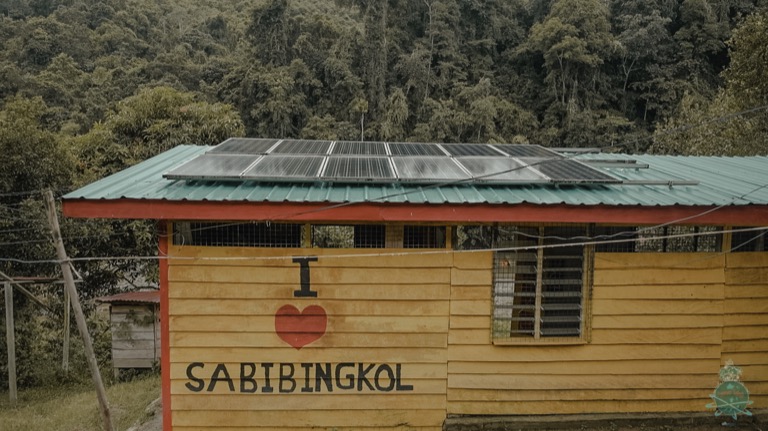 A solar-micro-hydro hybrid system in Kota Marudu district. Image © Forever Sabah.