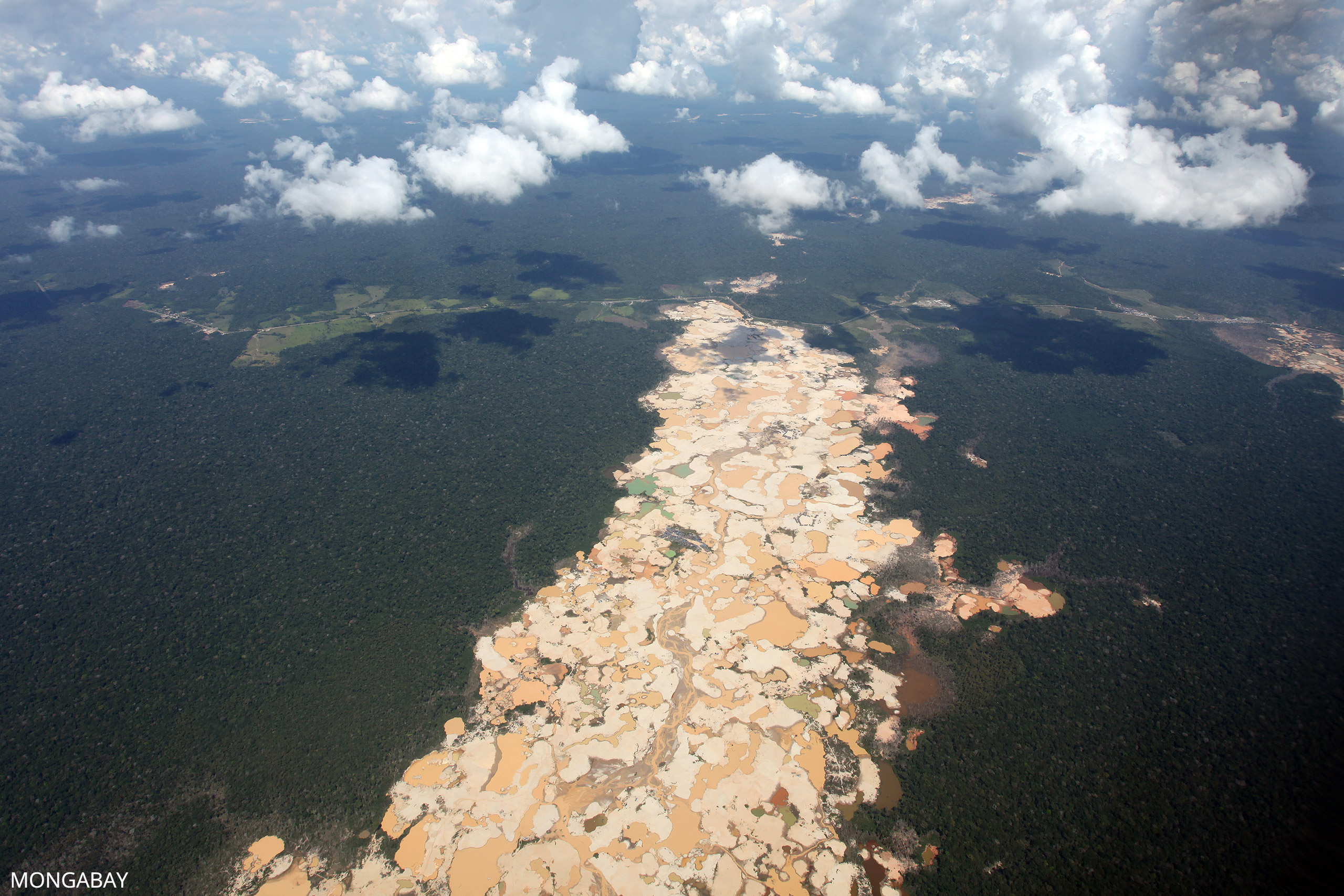 Brazil's clearwater Tapajos river polluted by illegal gold mining