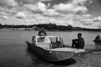 Indigenous salmon fishers