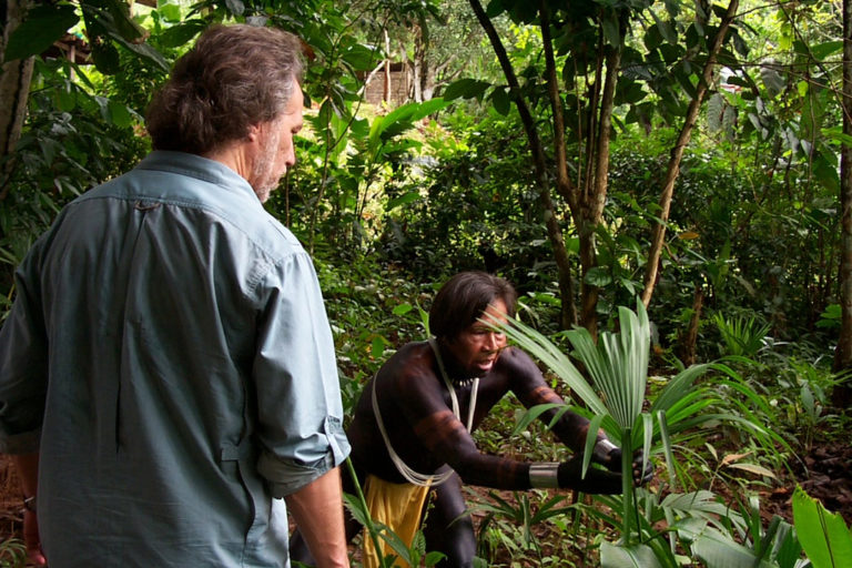 Mark Plotkin with an Embera shaman in the Darien on the Colombia-Panama. Photo credit: Amazon Conservation Team