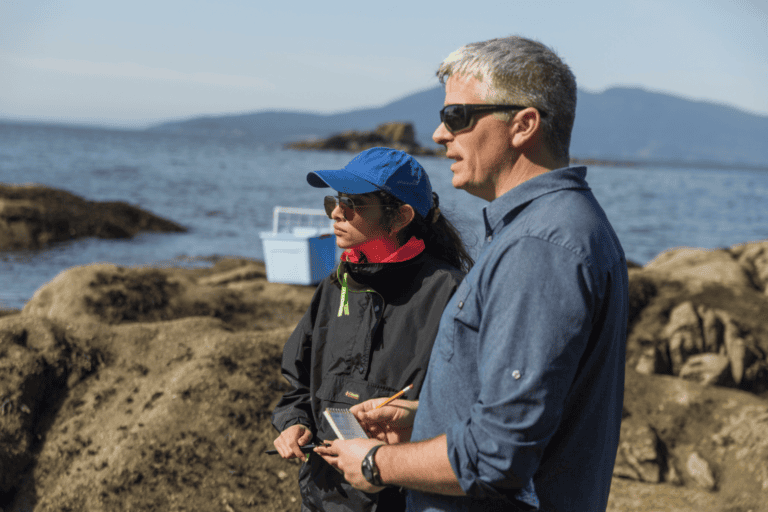 Dr Marco Hatch at one of his study sites. Image courtesy of Dr Marco Hatch.