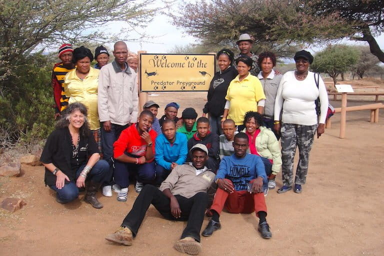 The Cheetah Conservation Fund works with communities and farmers in Namibia in an effort to reduce wildlife conflict, which is a major cause of cheetah mortalities. Image courtesy of the Cheetah Conservation Fund.