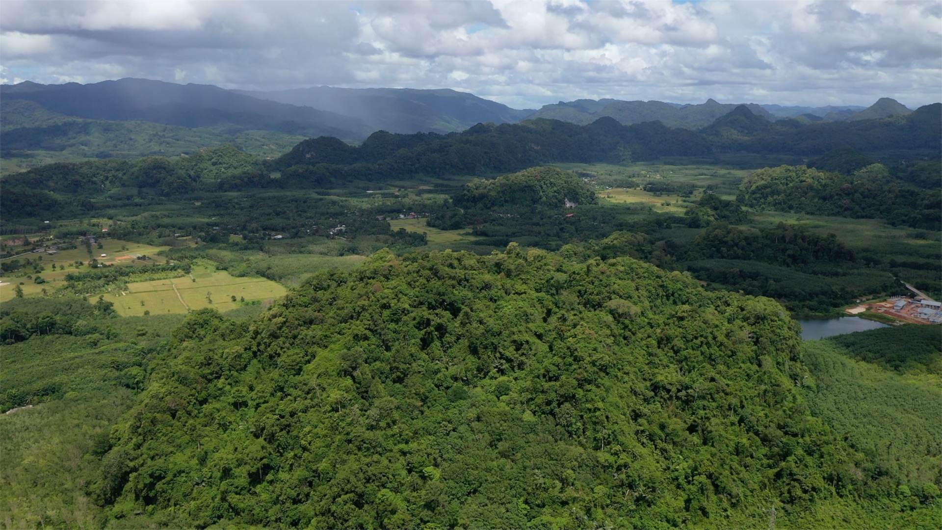 View from over Khao Toh Krang mountain.