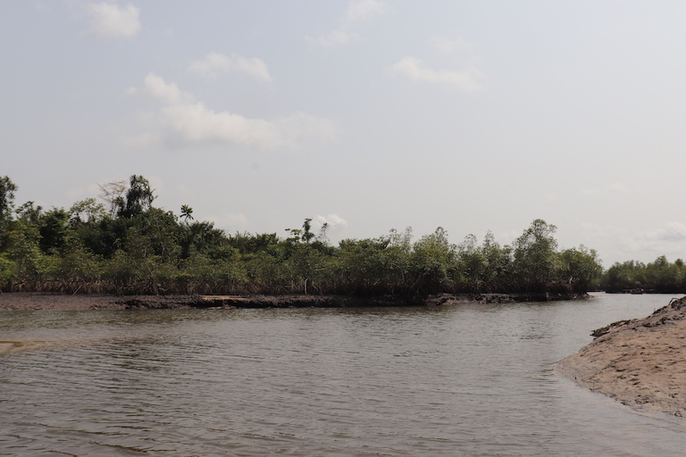 A waterway in the Niger Delta. Image by Orji Sunday for Mongabay.