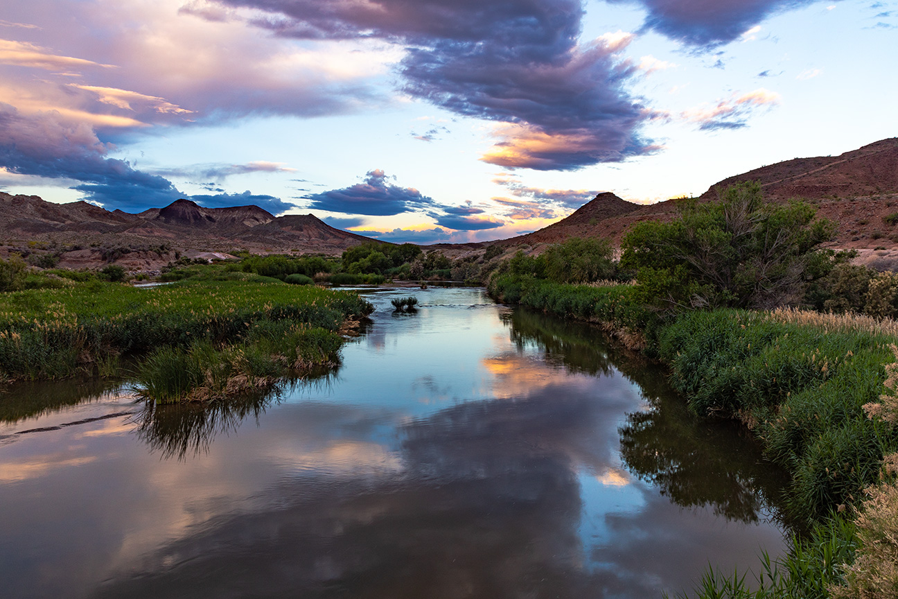 A creek in Nevada