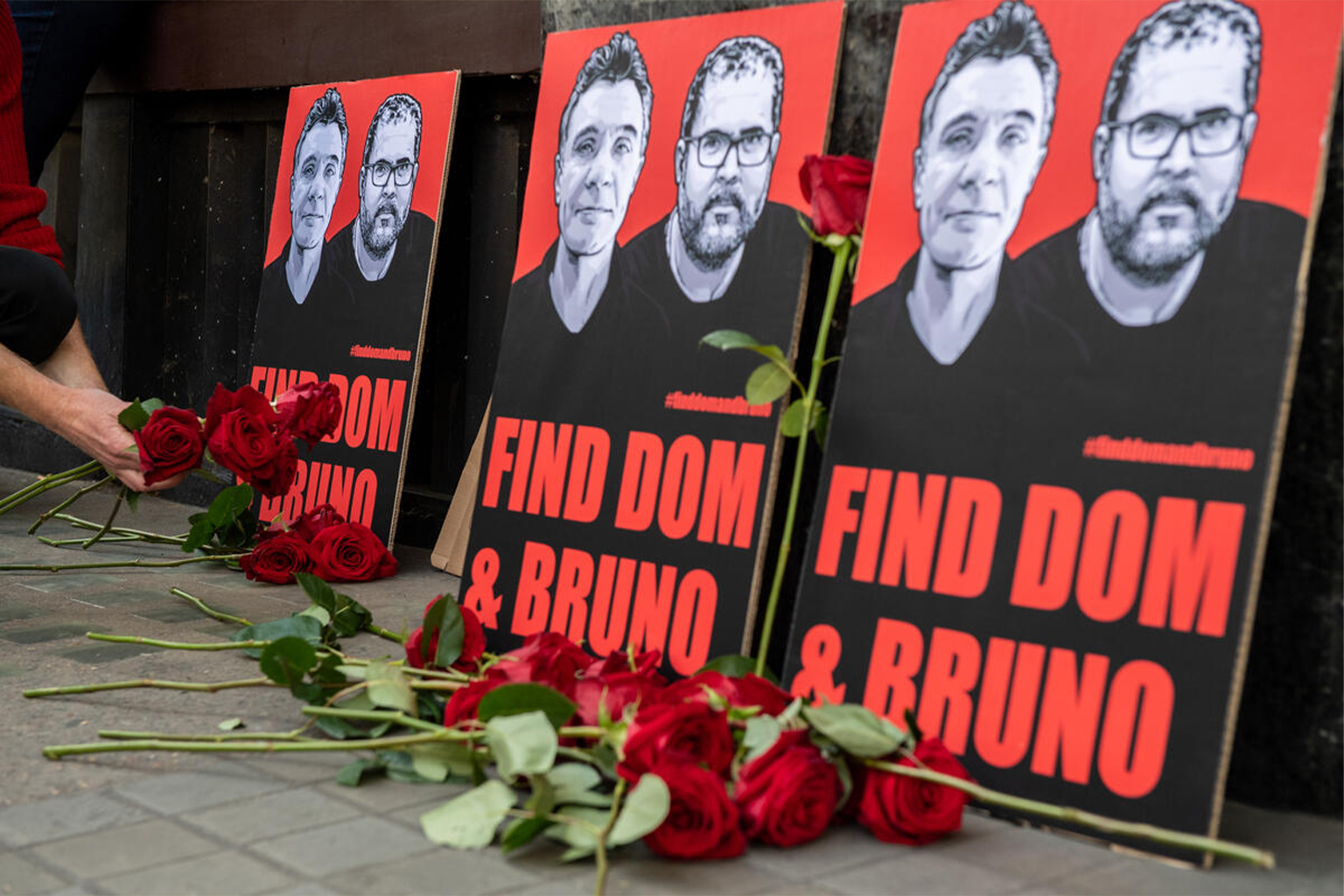 Vigil for Dom Phillips and Bruno Araújo Pereira