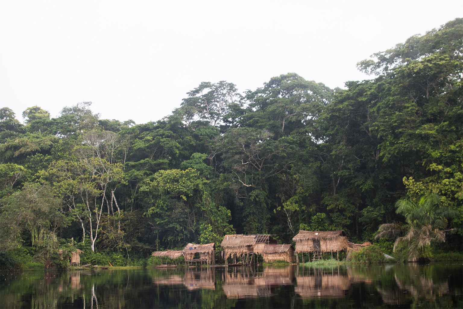 A fishing community settlement in Salonga