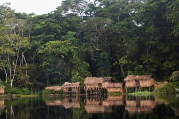 A fishing community settlement in Salonga