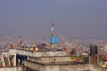 Air pollution in Kathmandu.