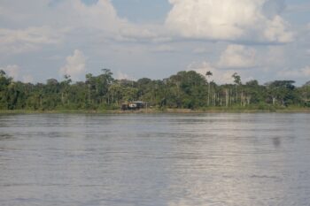 The Putumayo is a long Amazonian river that begins in Colombia and flows into the Brazilian Amazon. Photo courtesy of Michelle Carrere.