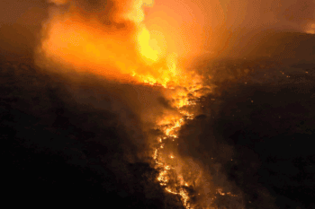 Fires near the community of Quitunuquiña in the municipality of Roboré in the department of Santa Cruz. Photo courtesy of Claudia Belaunde.