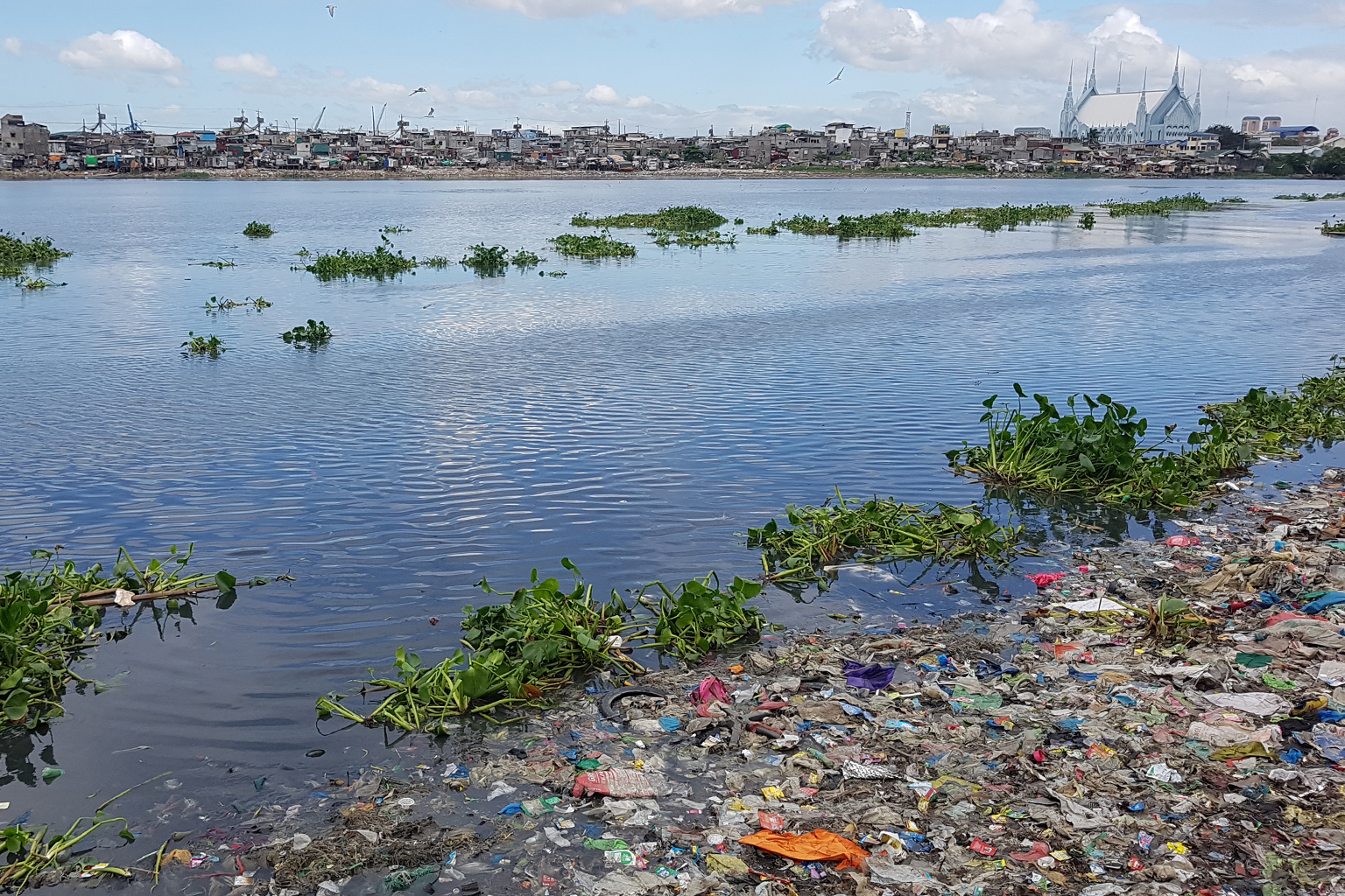 Pollution at Pasig River.