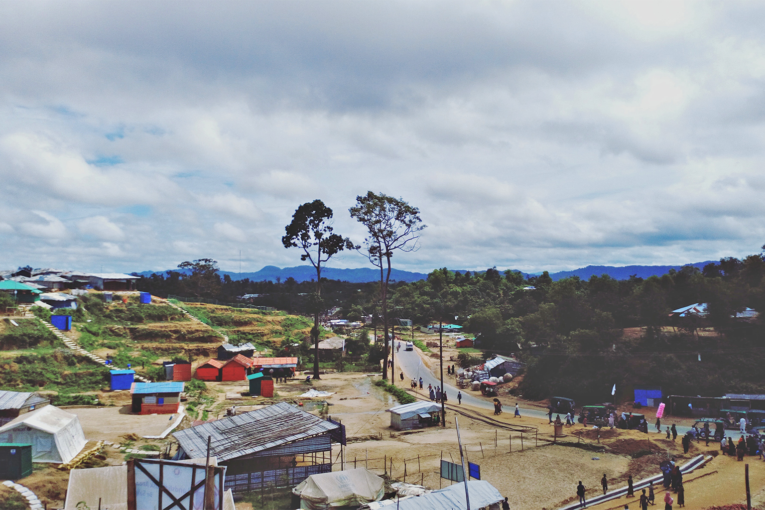 Human interventions in Cox's Bazar.