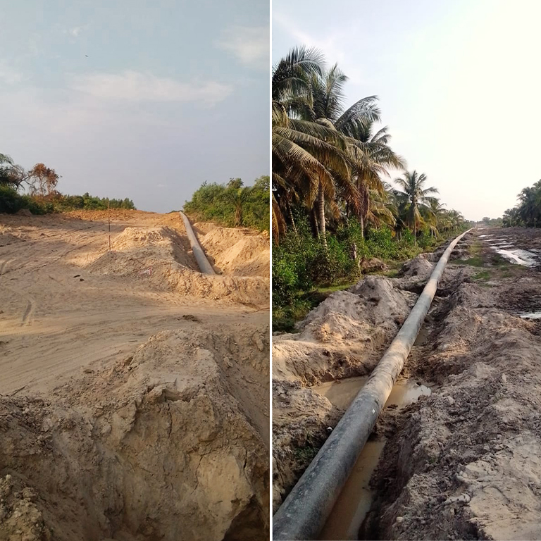 Pipeline in Benin.