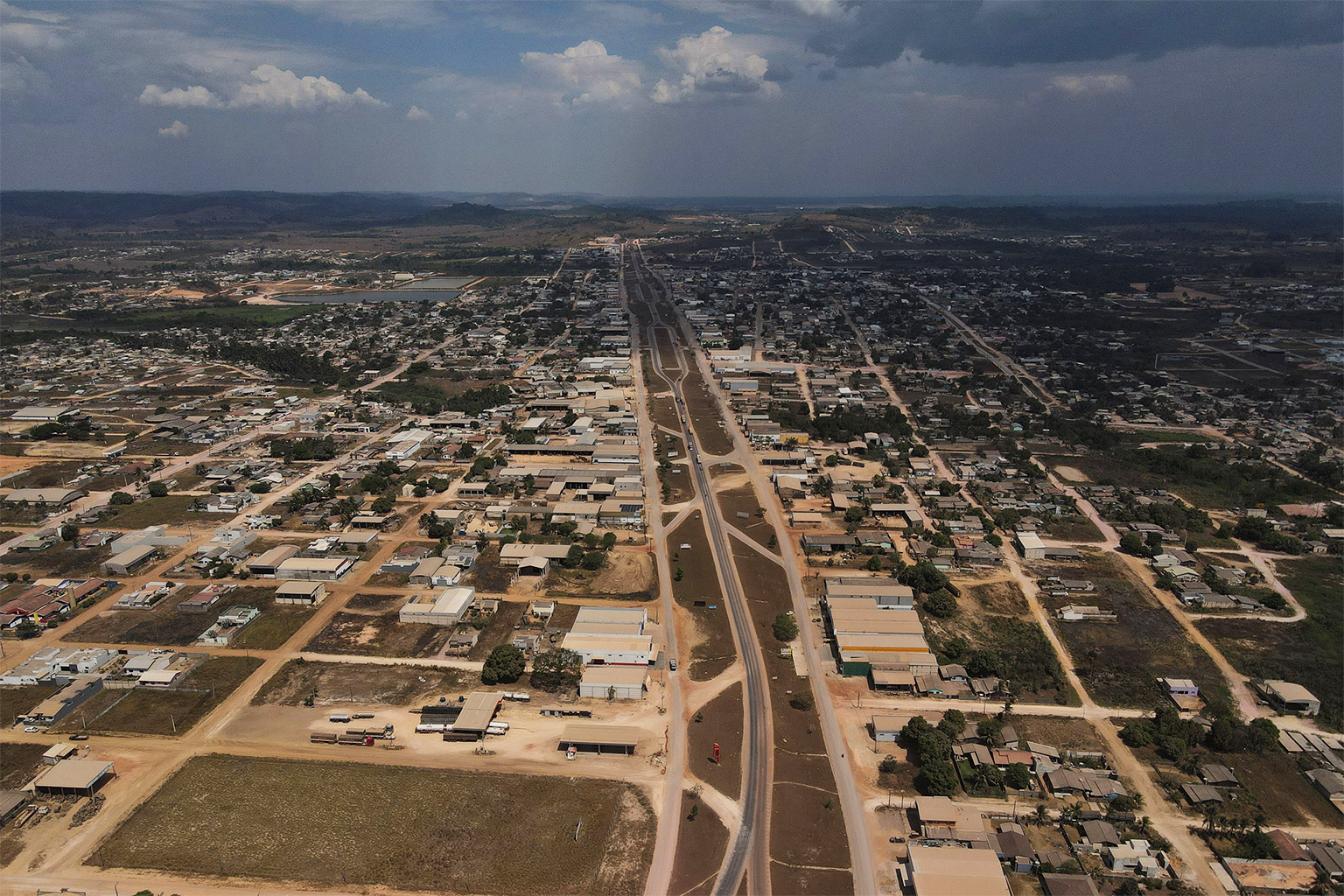 Aerial view of Novo Progresso, Pará. Photo by Bruno Kelly for The Intercept Brasil.