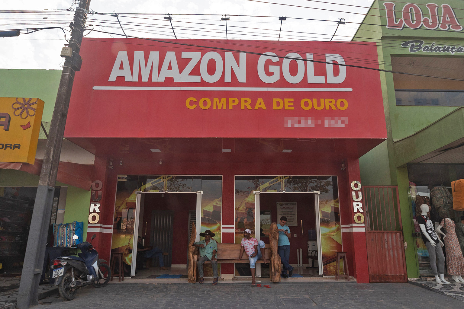 A gold store in Novo Progresso.