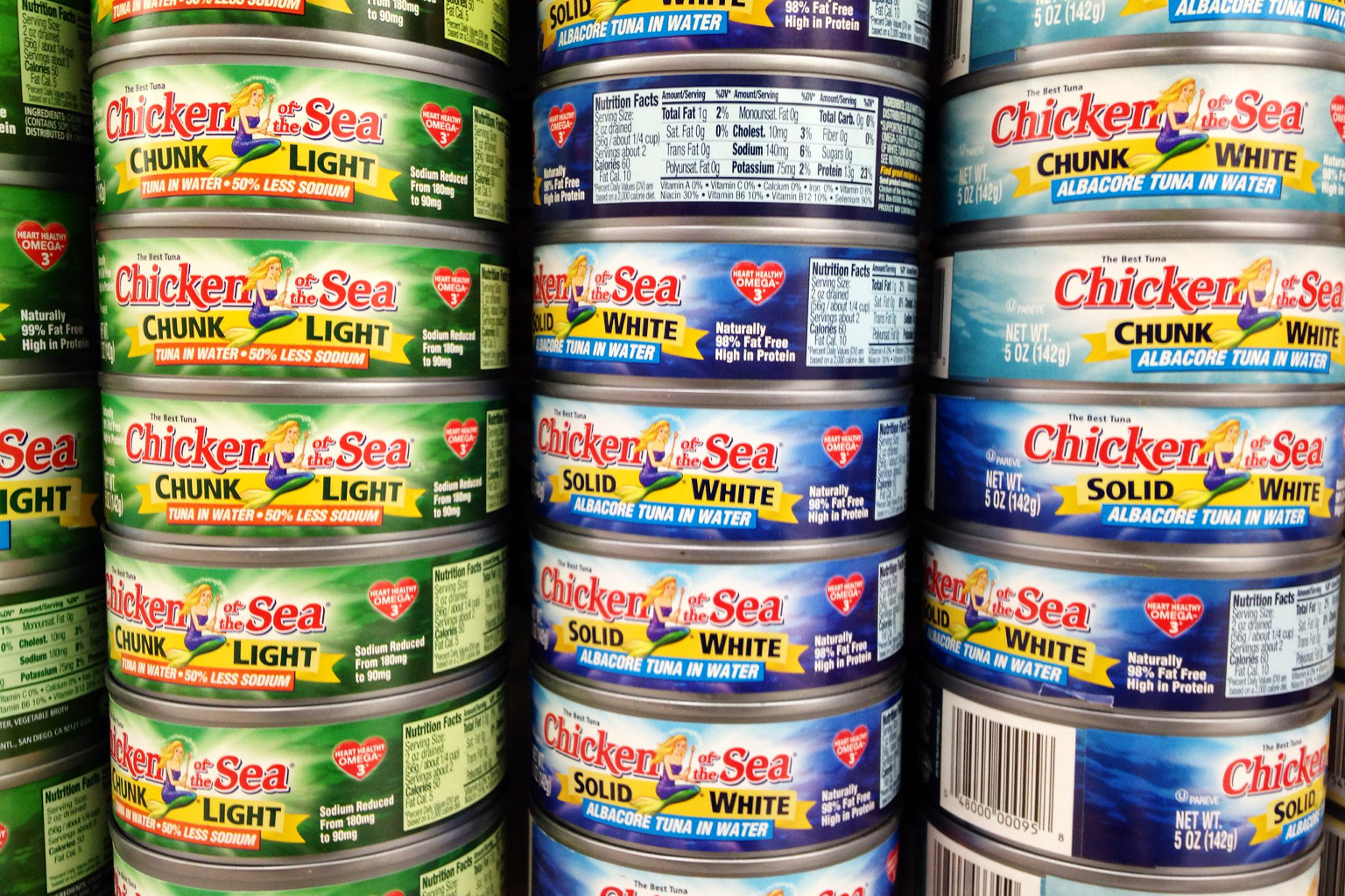 Tuna cans.