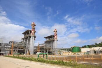 Gas-fueled power plant in Riau, Indonesia. Image courtesy of PLN.