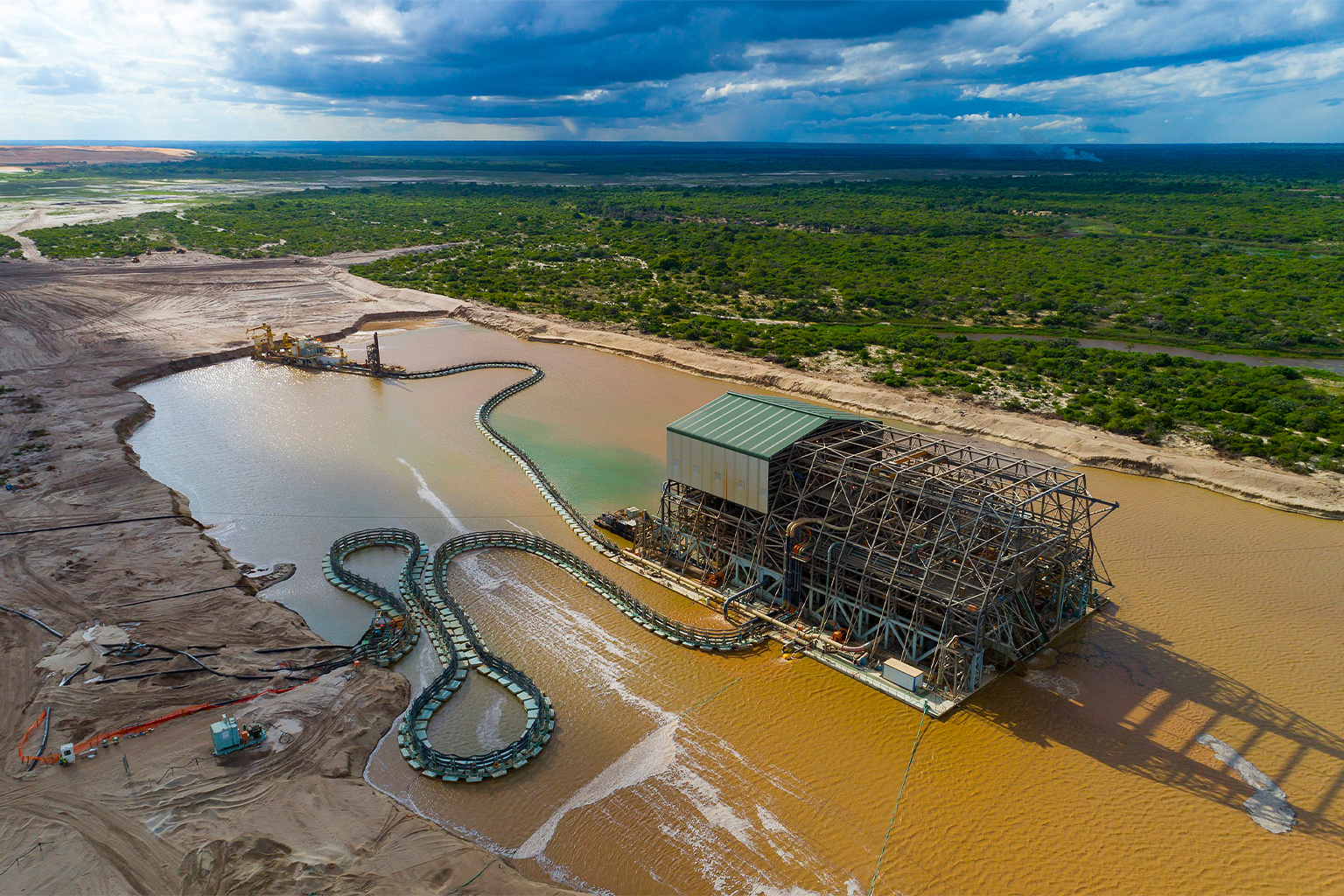 Namalope mining site in Mozambique. 