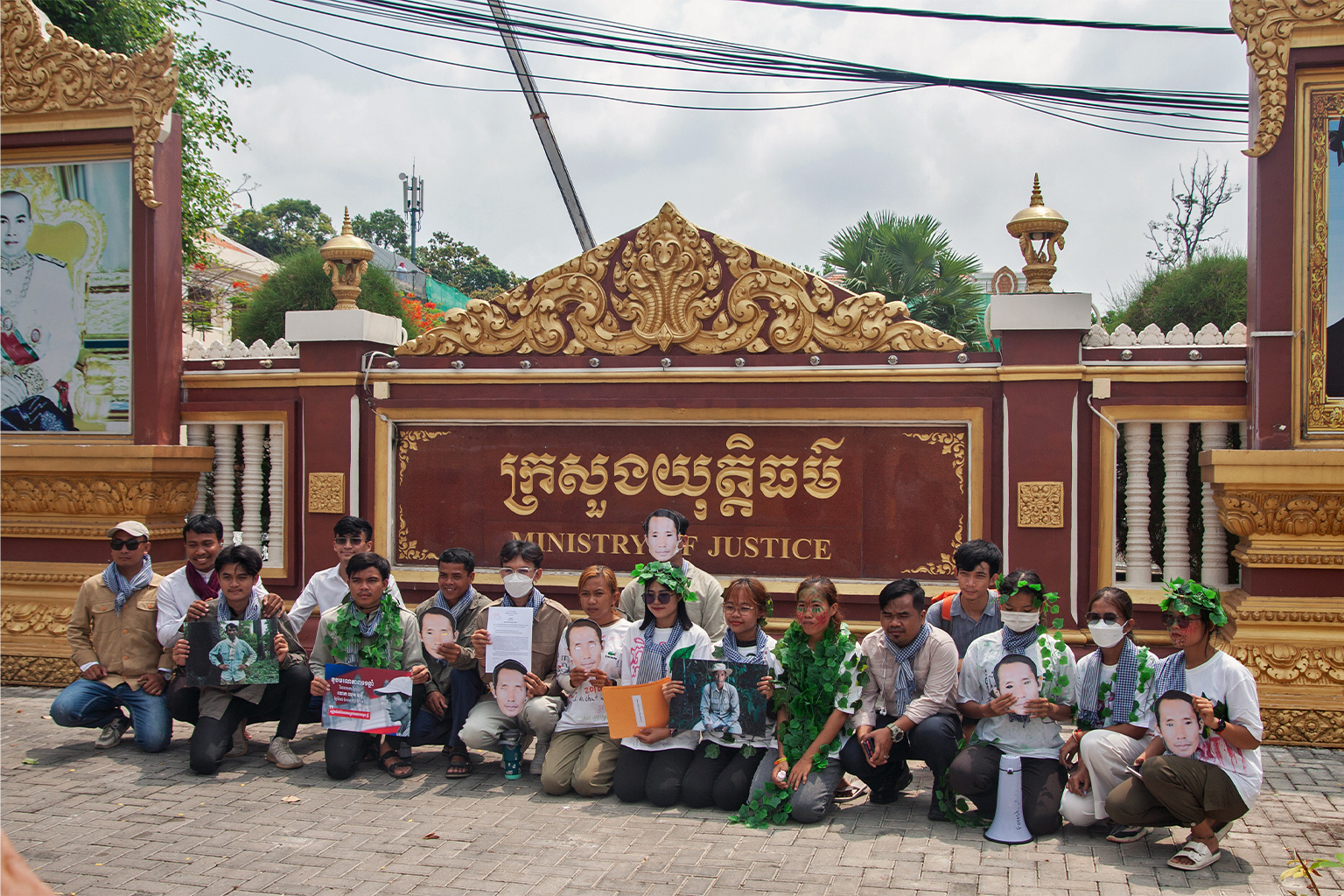 The small group of environmental activists vowed to continue fighting to protect Cambodia's natural resources as Wutty did.