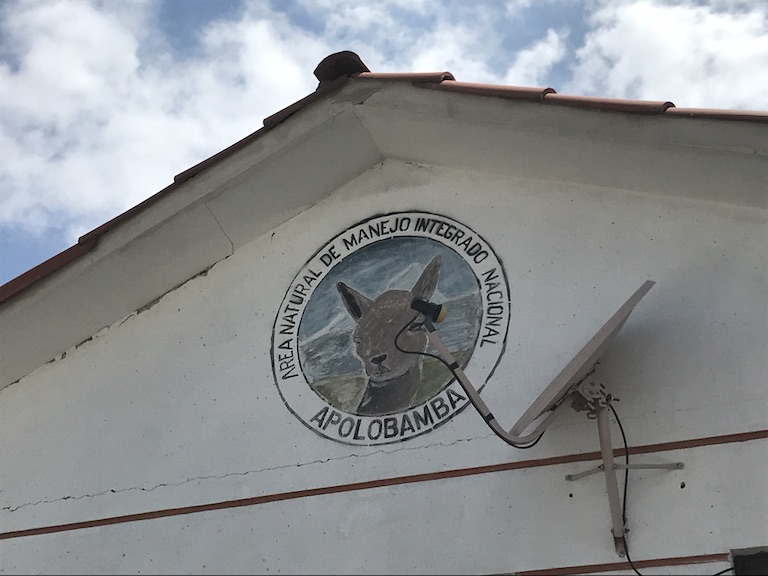 A building in the park rangers’ encampment in Apolobamba. Image by Thomas Graham for Mongabay.