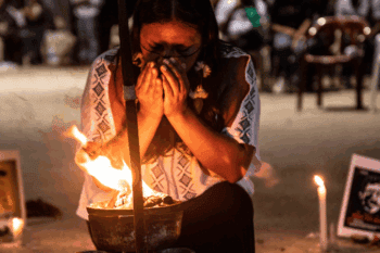 Ceremony in homage to those assassinated during the national strike of June 2022.