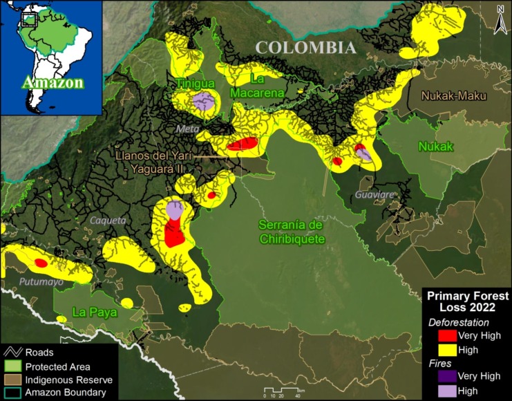 Colombia says deforestation fell 29% in 2022